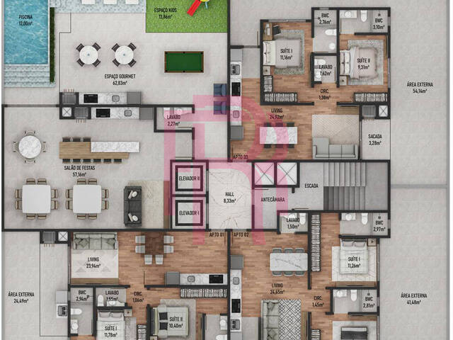 #358 - Apartamento para Venda em Camboriú - SC - 3